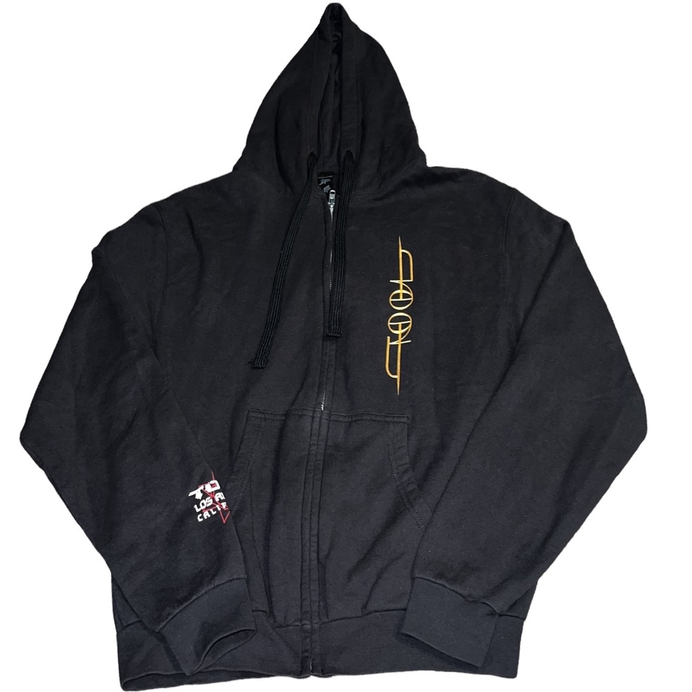 VTG Alex Gray Tool Zip-Up Double Sided Hoodie Tultex Music Band